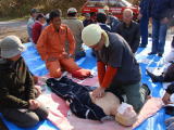 20111112救命処置の訓練